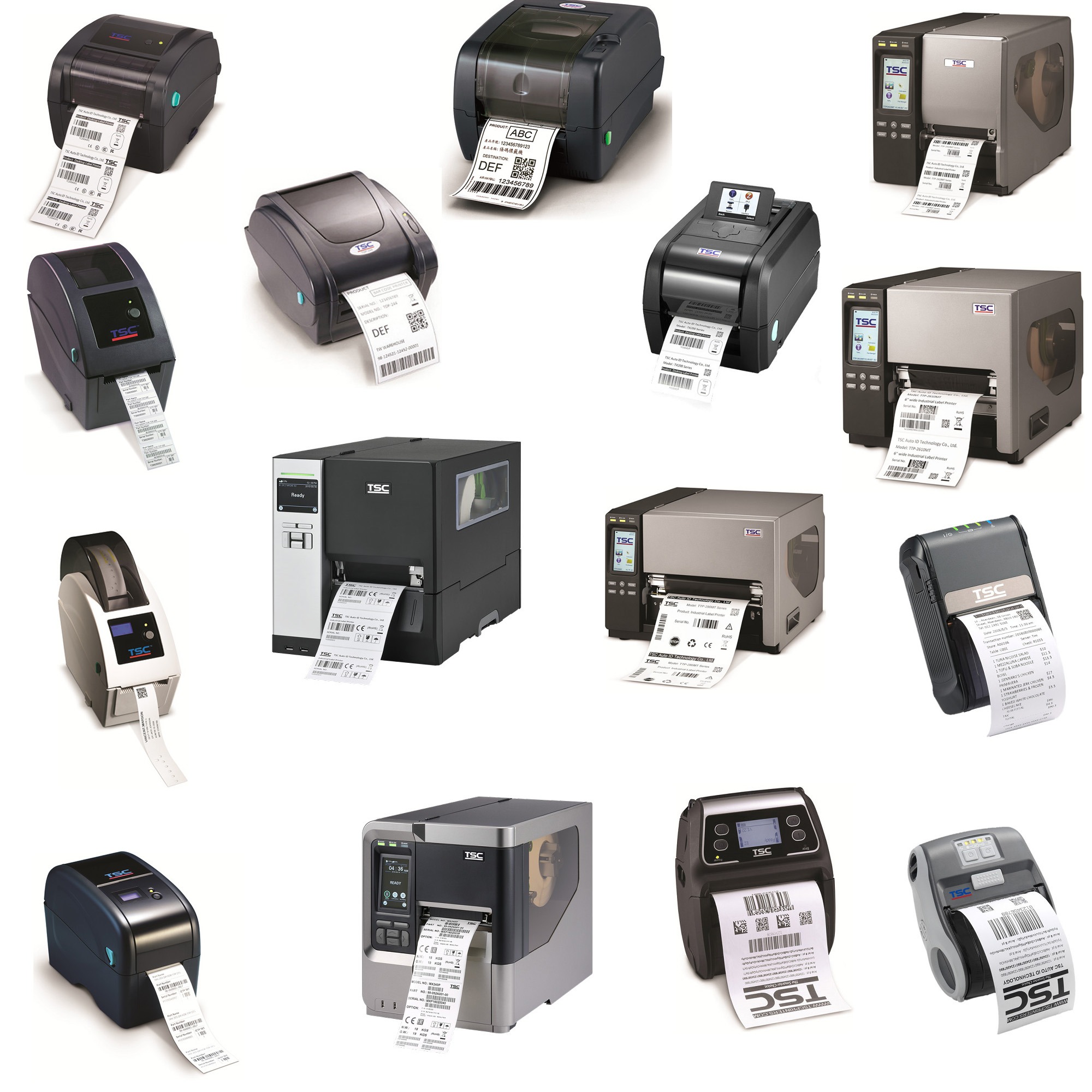 TSC and Printronix Barcode Label Printers